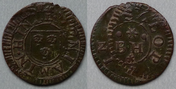 Shrewsbury, Benjamin Hinde farthing